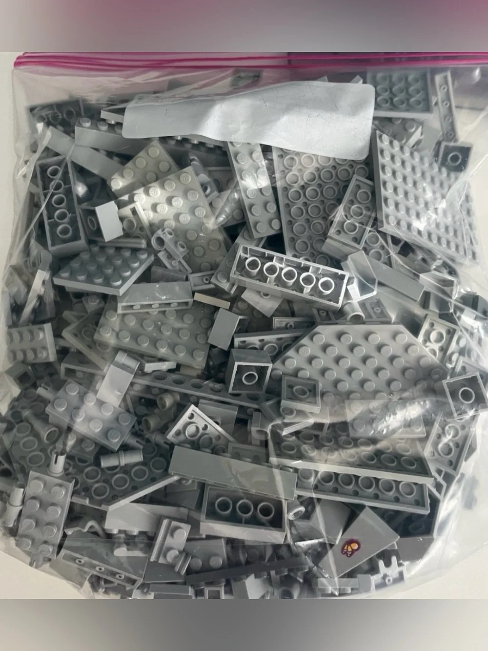 Lego Light Blue Grey 1.5lb Loose Pieces Bricks Plates